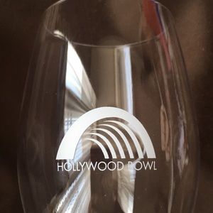 Shatterproof Wineglasses with Iconic Hollywood Bowl logo